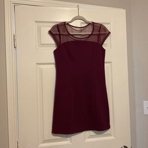 Red wine dress